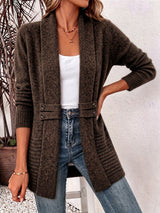 Steffie | Zacht Geribbeld Vest met Knoopdetail