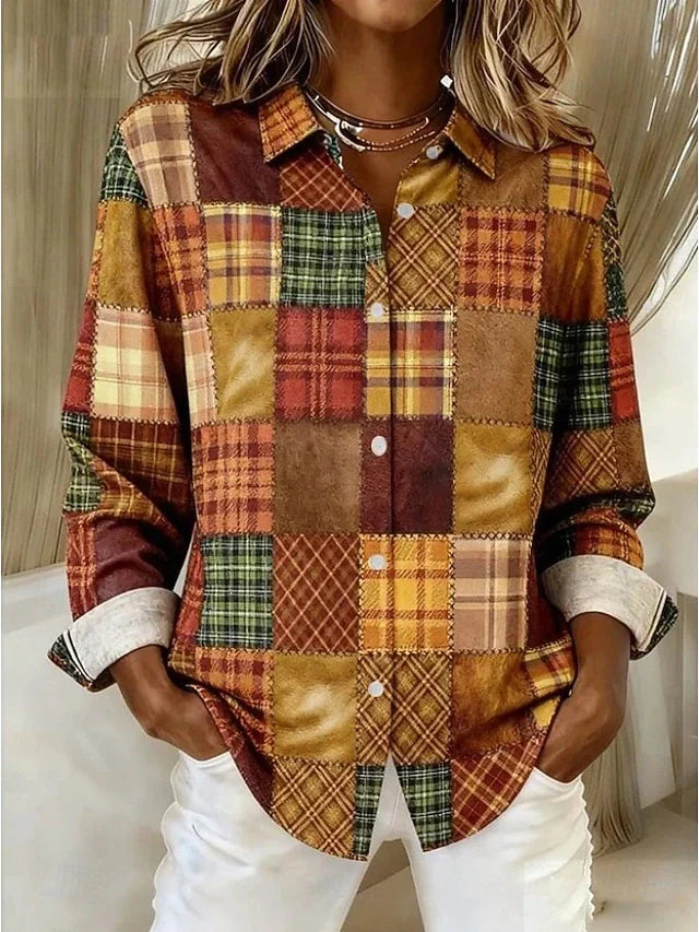 Sigrid | Sfeervolle Patchwork Blouse