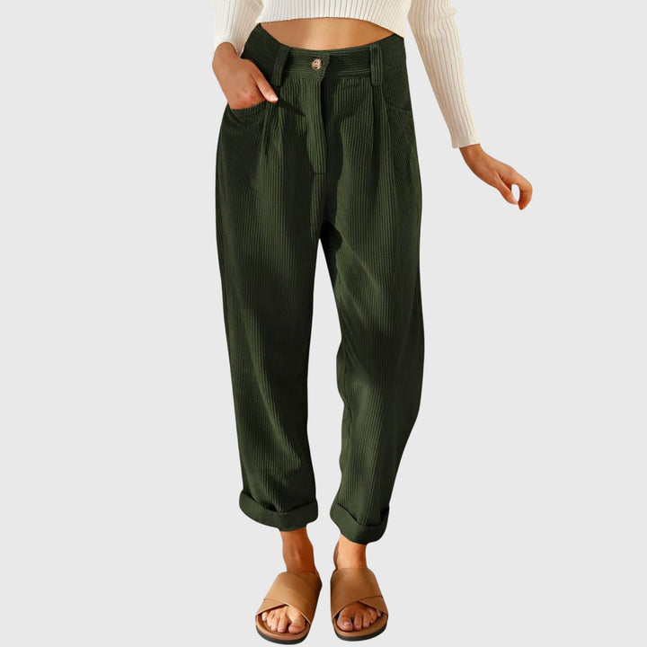 Sigrid | Soepele Broek met Hoge Taille