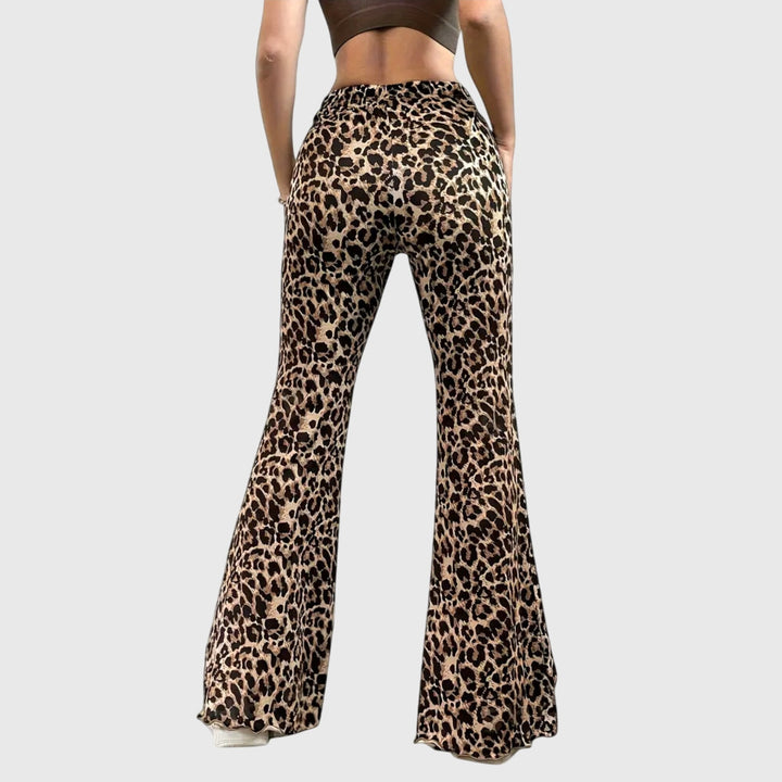 Sofie | Uitlopende Broek met Dierenprint