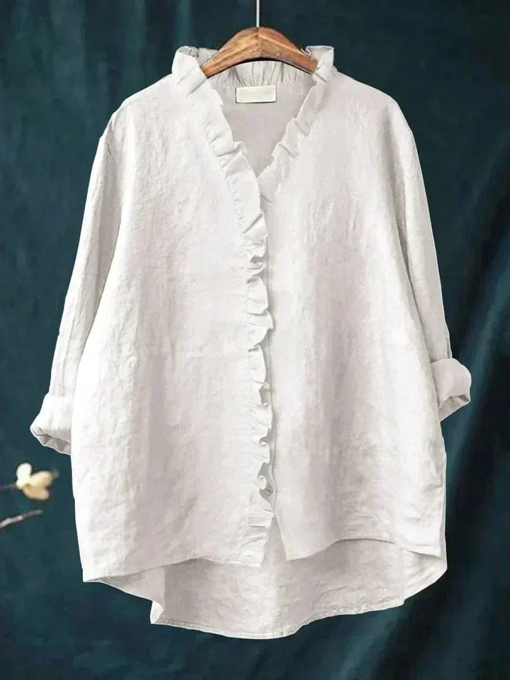 Josien | Blouse met Ruche-Details