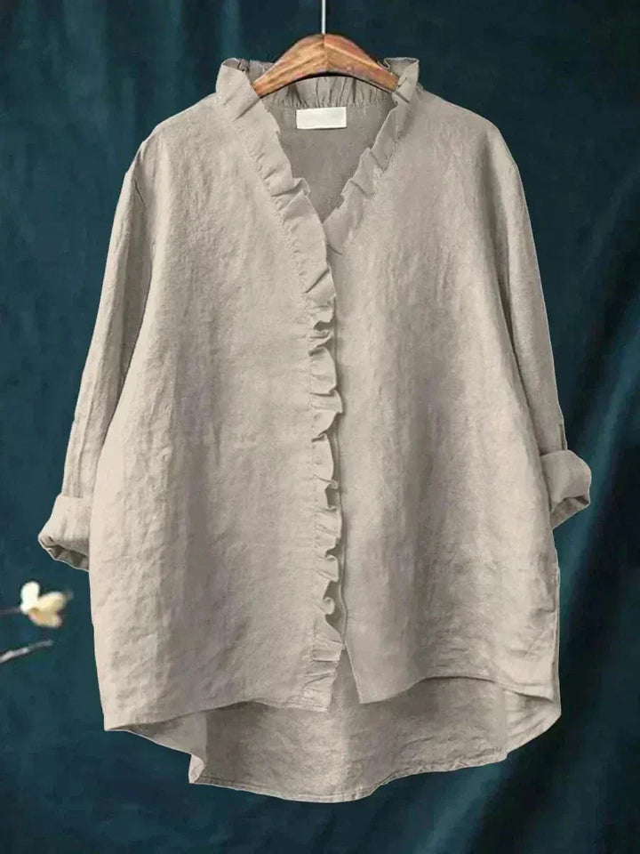 Josien | Blouse met Ruche-Details
