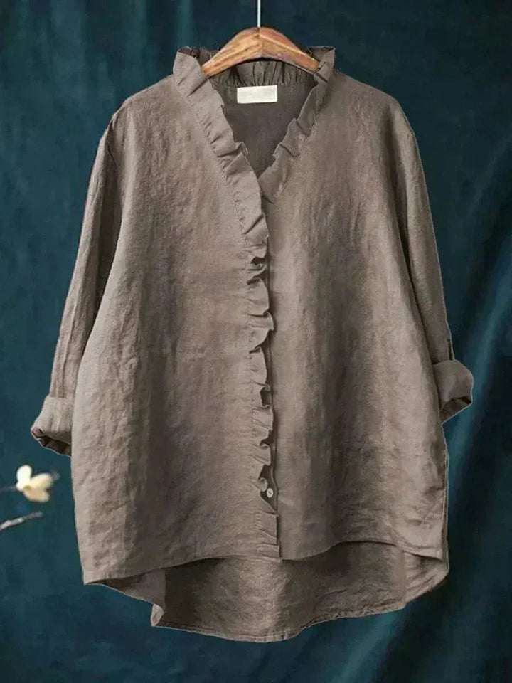 Josien | Blouse met Ruche-Details