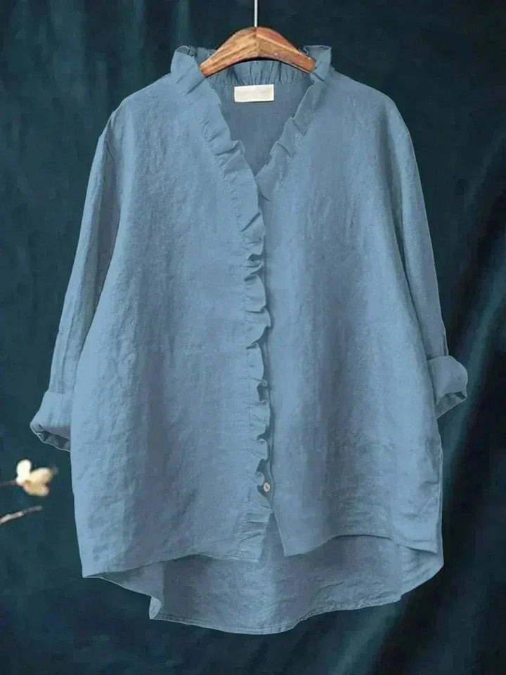 Josien | Blouse met Ruche-Details