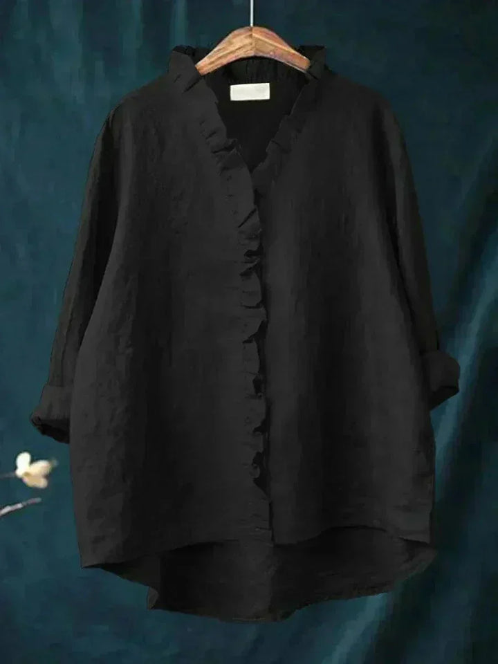 Josien | Blouse met Ruche-Details