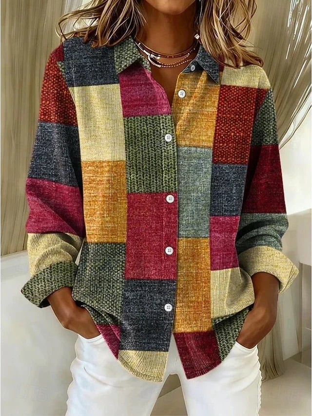 Sigrid | Sfeervolle Patchwork Blouse