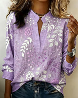 Annechien | Blouse met Botanische Print