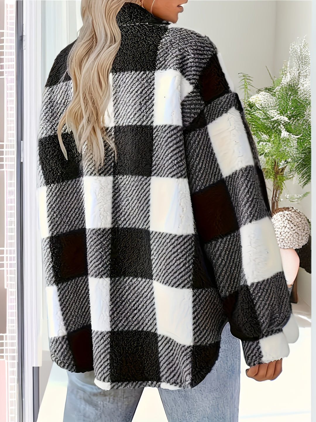 Leny | Zachte Geruite Comfortjas
