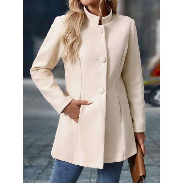 Marte | Elegante Jas met Opstaande Kraag