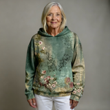 Wilhelmina | Warme Bloemenprint Hoodie