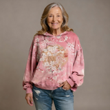 Wietske | Loszittende Bloesem Hoodie