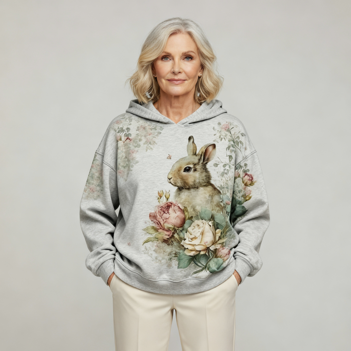 Yvonne | Zachte Bloemen Hoodie