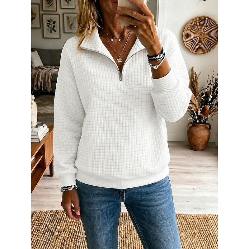 Inge | Verfijnde Half-Zip Sweater