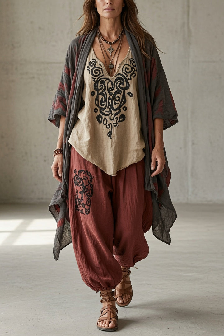 Diewertje | Bohemien Driedelige Set