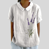 Bertine | Verfijnde Blouse met Kraag
