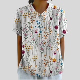 Hanna | Gebloemde Blouse met Kraag