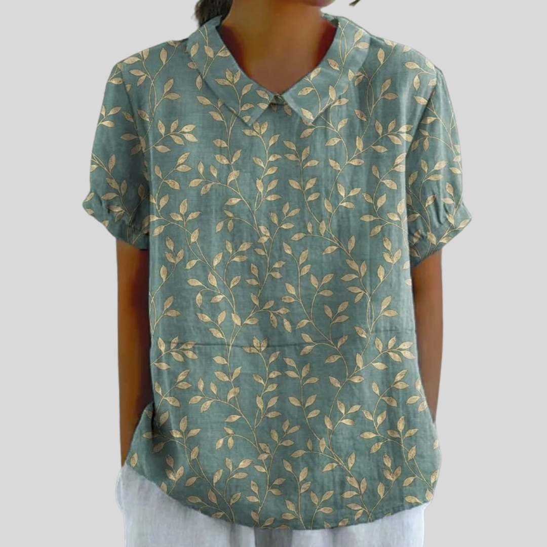 Mirjam | Botanische Kraagblouse