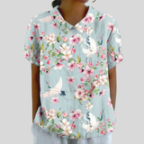 Christien | Verfijnde Blouse met Kraag