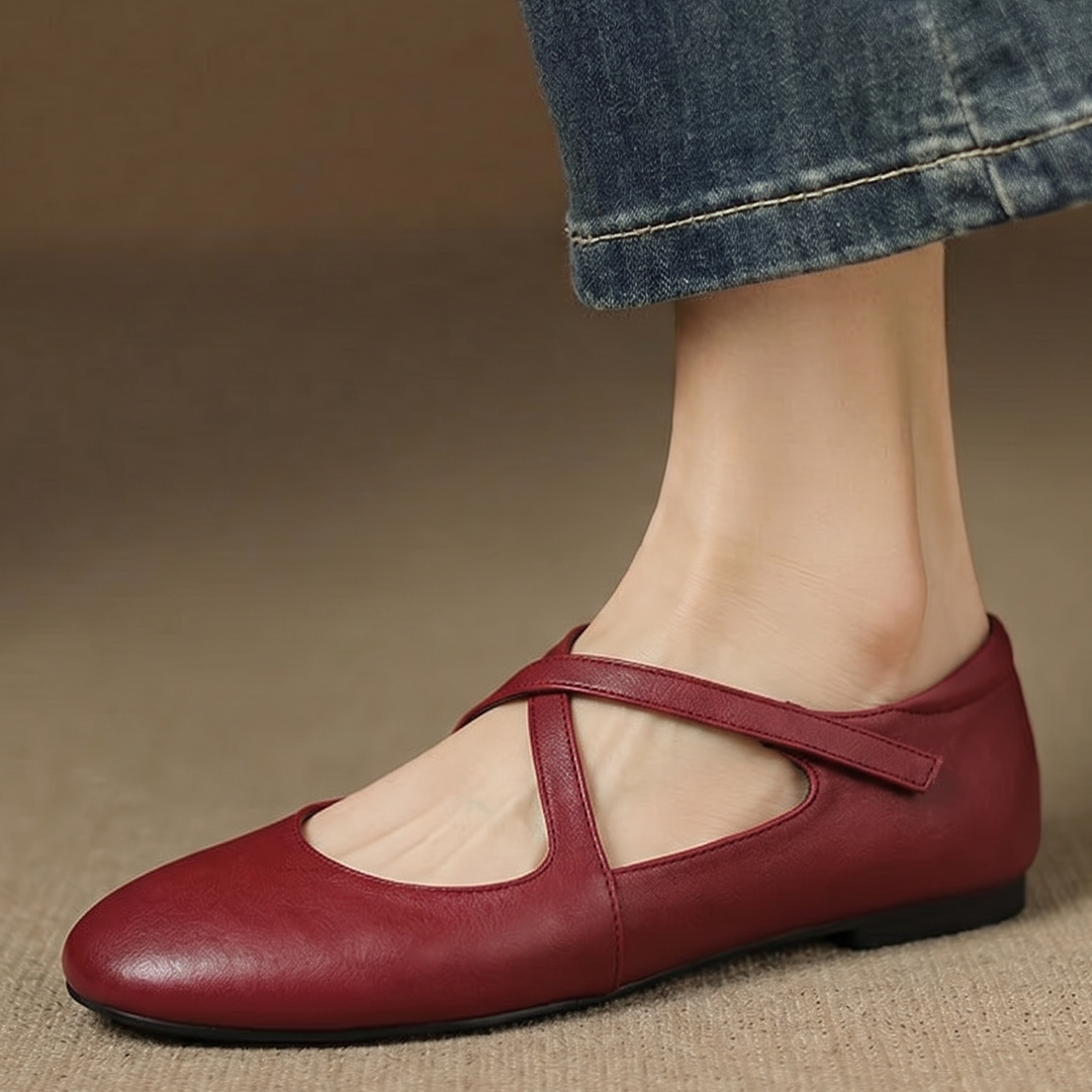 Fiene | Verfijnde Gekruiste Ballerina's
