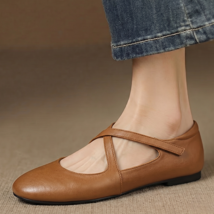 Fiene | Verfijnde Gekruiste Ballerina's