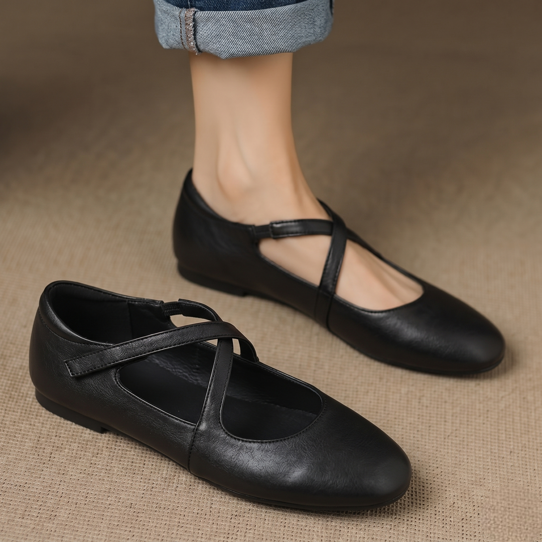 Fiene | Verfijnde Gekruiste Ballerina's