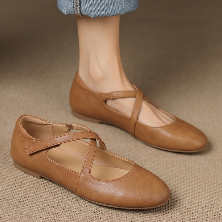 Fiene | Verfijnde Gekruiste Ballerina's