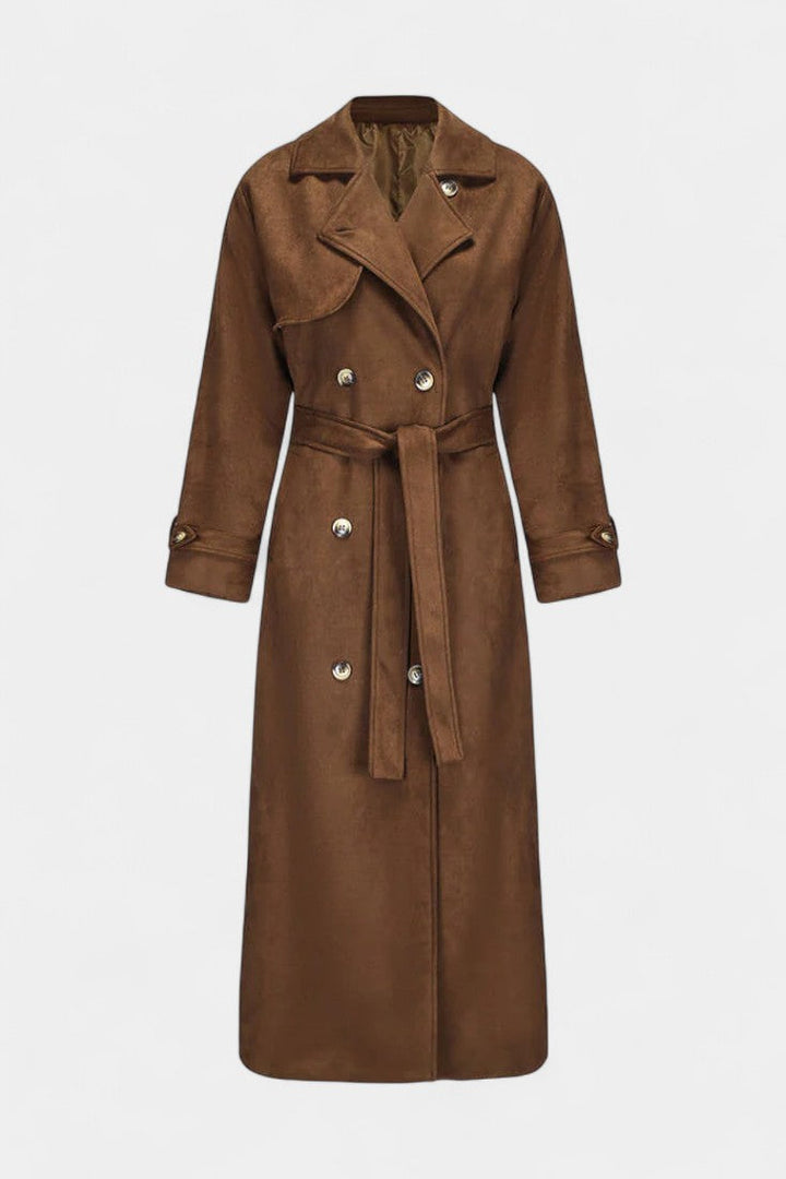 Baukje | Elegante Lange Trenchcoat