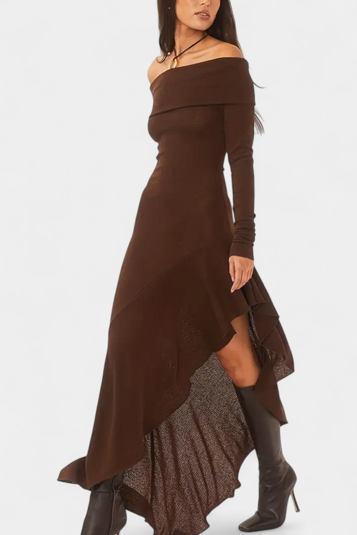 Romy | Verfijnde One-Shoulder Jurk