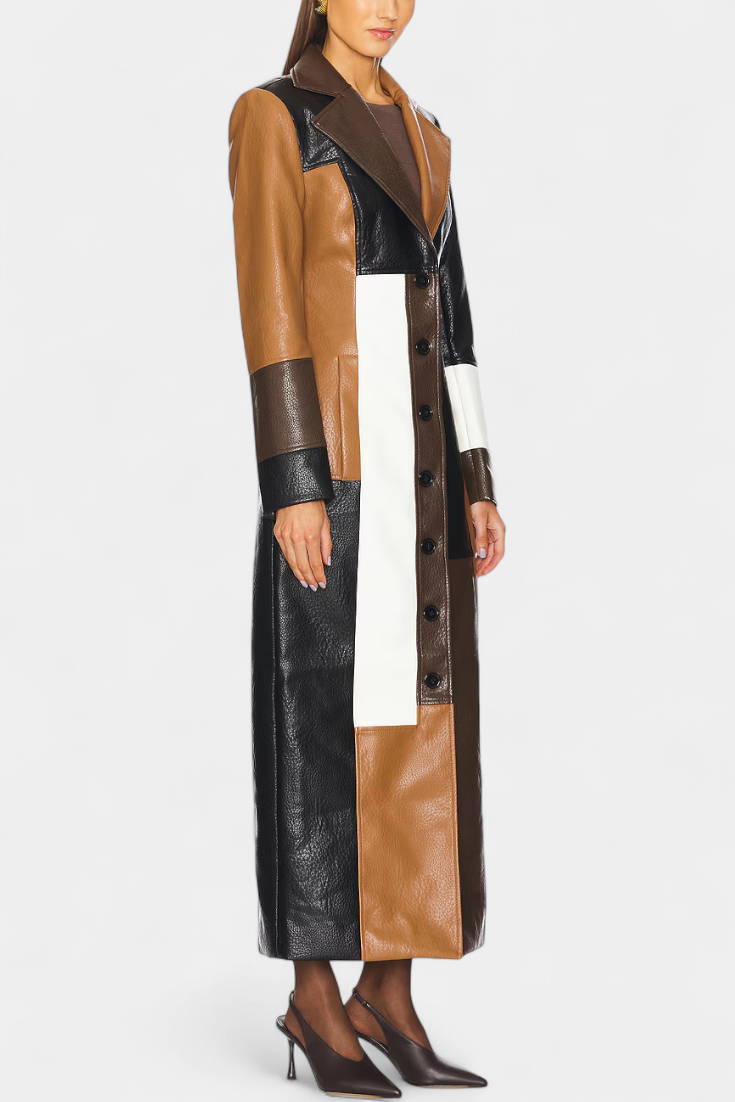 Wieke | Elegante Lange Mantel