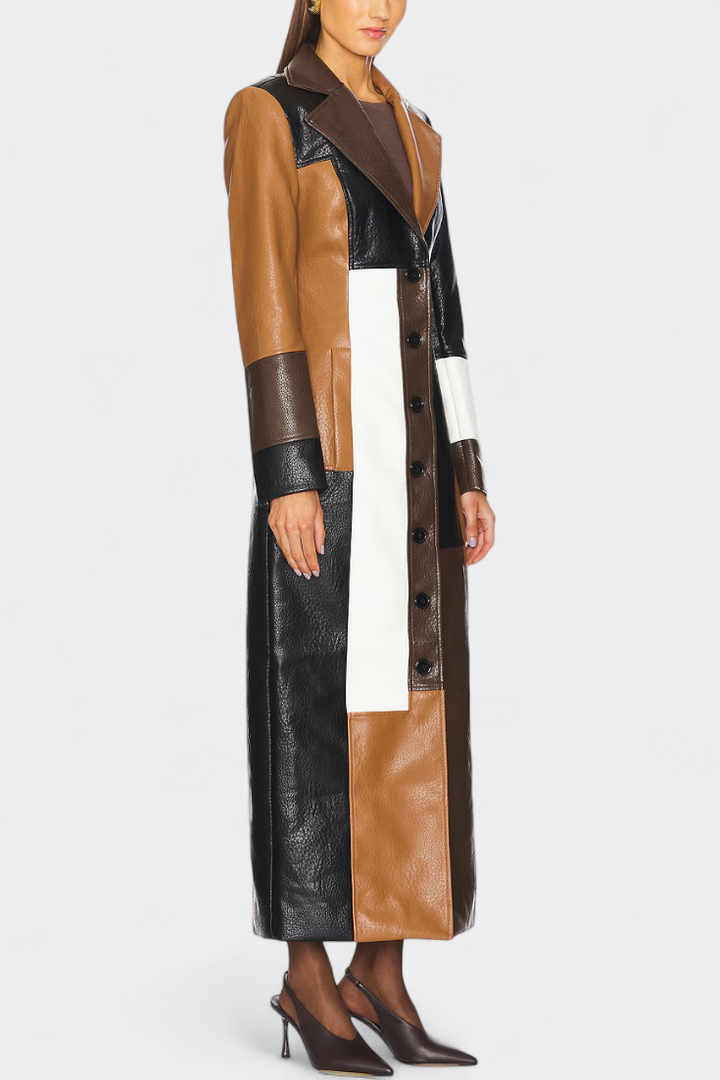 Wieke | Elegante Lange Mantel