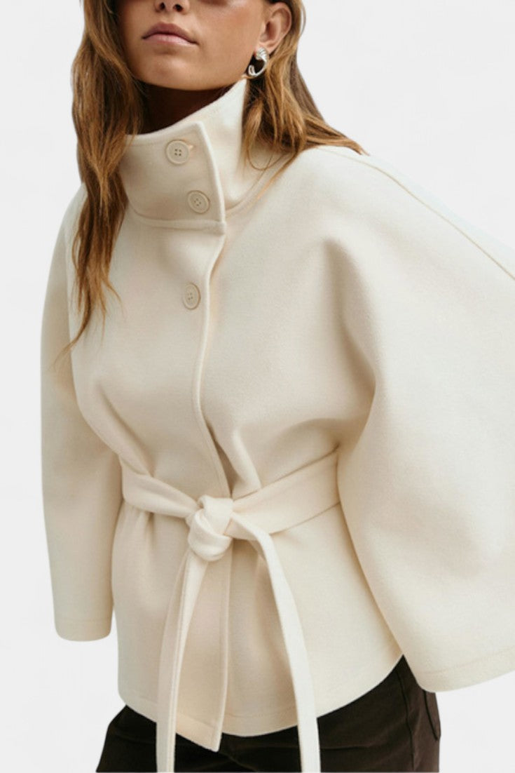 Suze | Elegante Cape met Ceintuur