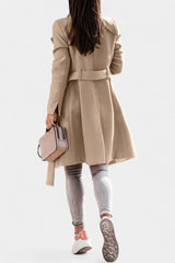 Diewertje | Getailleerde Lange Trenchcoat met Ceintuur