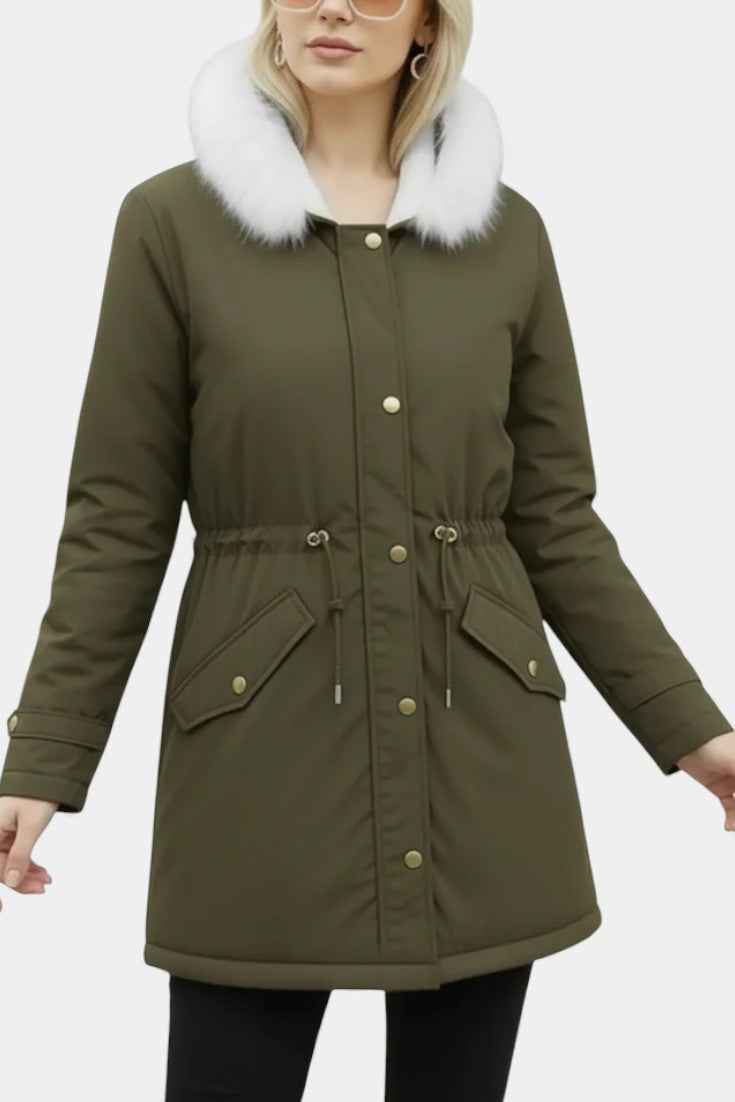 Mariëlle | Warme Winterparka met Capuchon