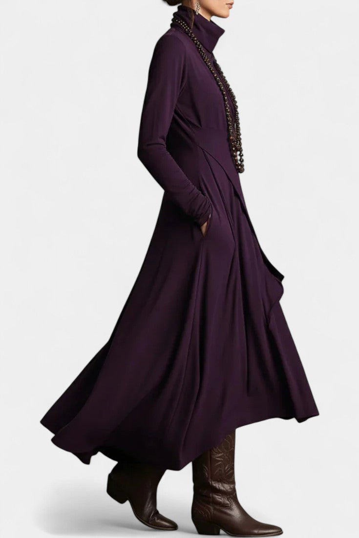 Ilse | Elegante Asymmetrische Maxi-jurk