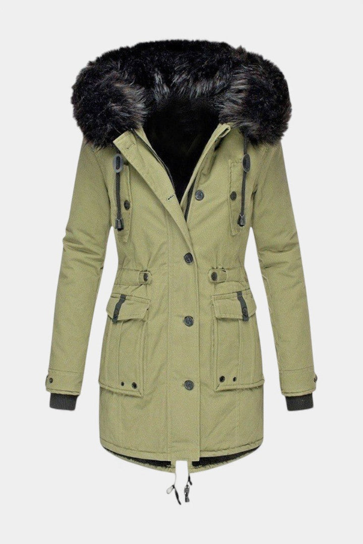 Heidi | Gevoerde Parka met Capuchon