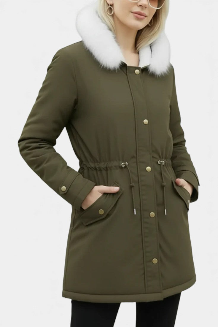 Mariëlle | Warme Winterparka met Capuchon