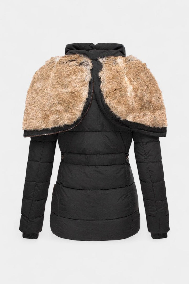 Cora | Gevoerde Winterjas met Capuchon
