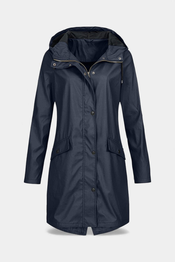 Mariëtte | Waterdichte Lange Parka met Capuchon