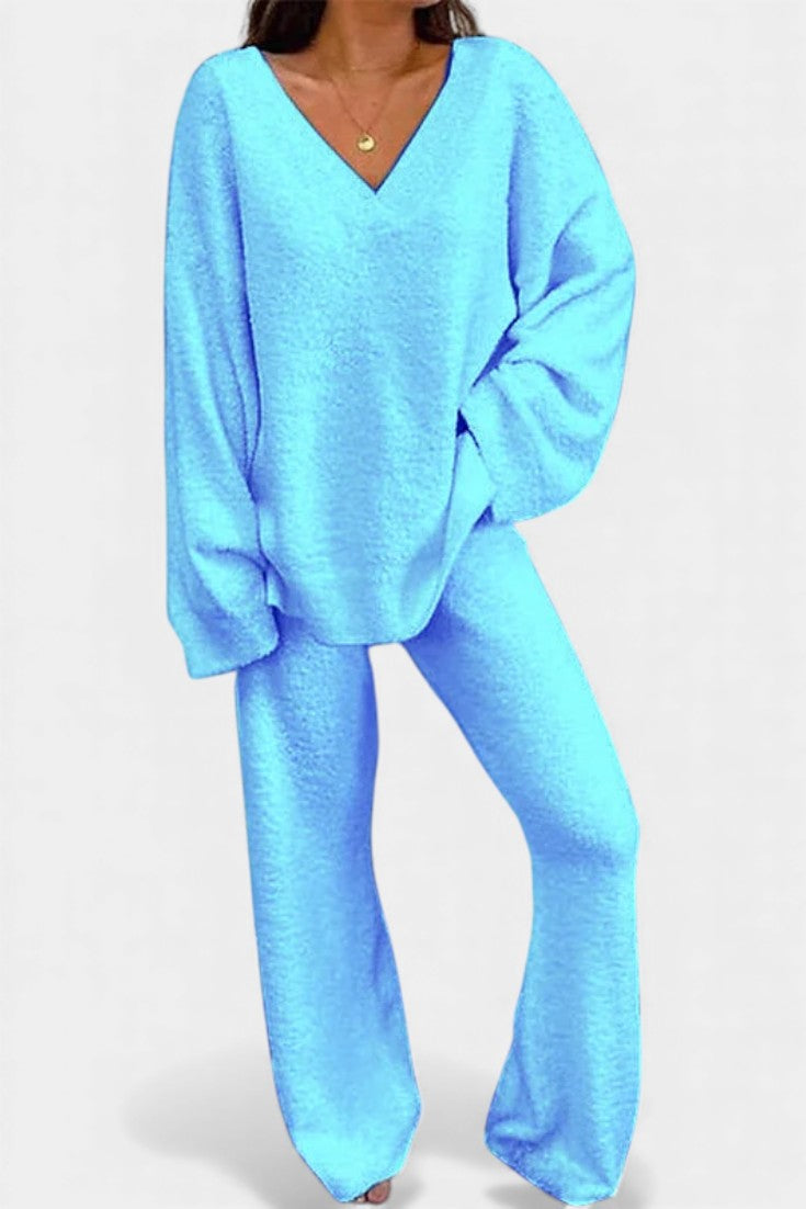 Annefleur | Zachte V-Hals Loungeset