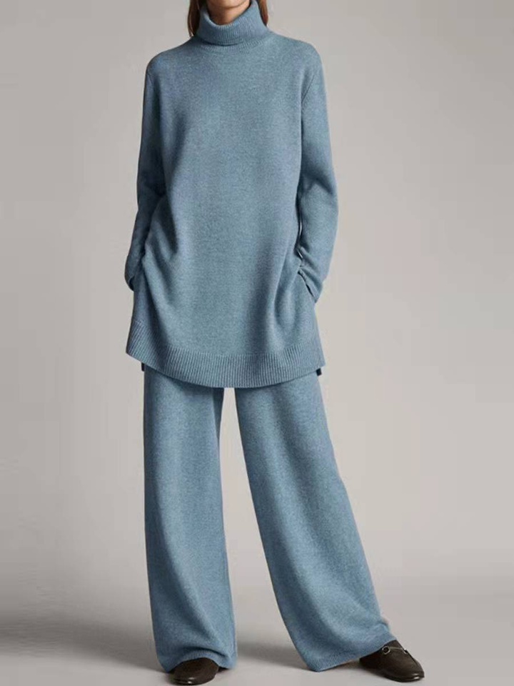 Jorien | Verfijnde Coltrui-set met Wijde Broek