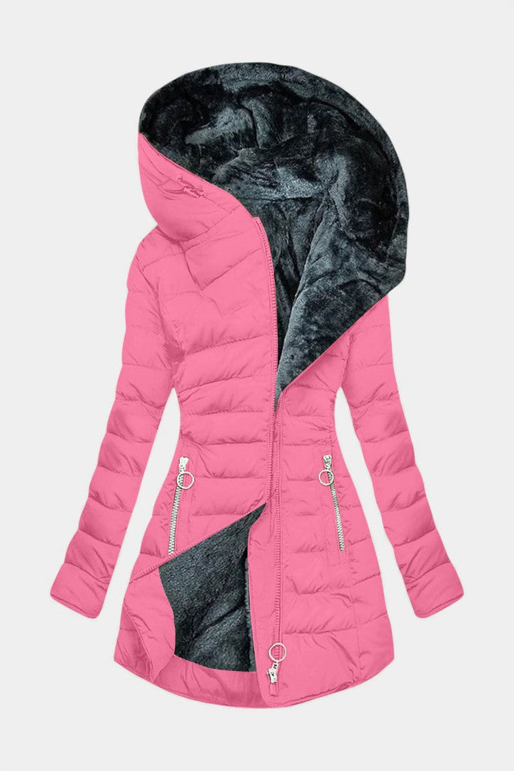 Leonie | Warme Gevoerde Winterjas met Capuchon