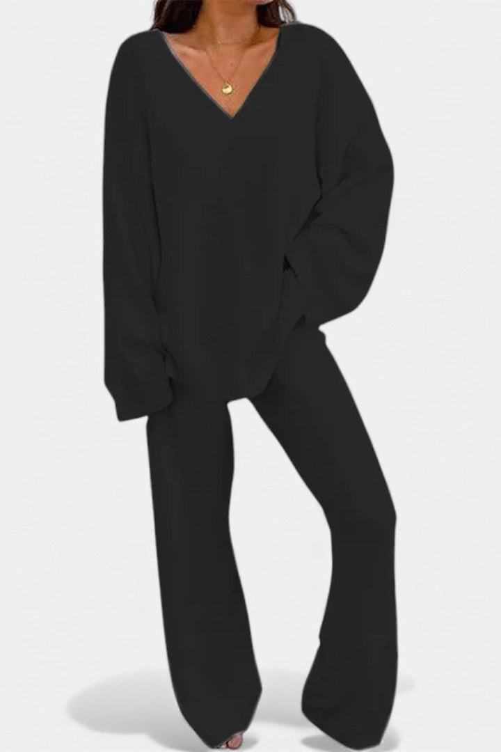 Annefleur | Zachte V-Hals Loungeset