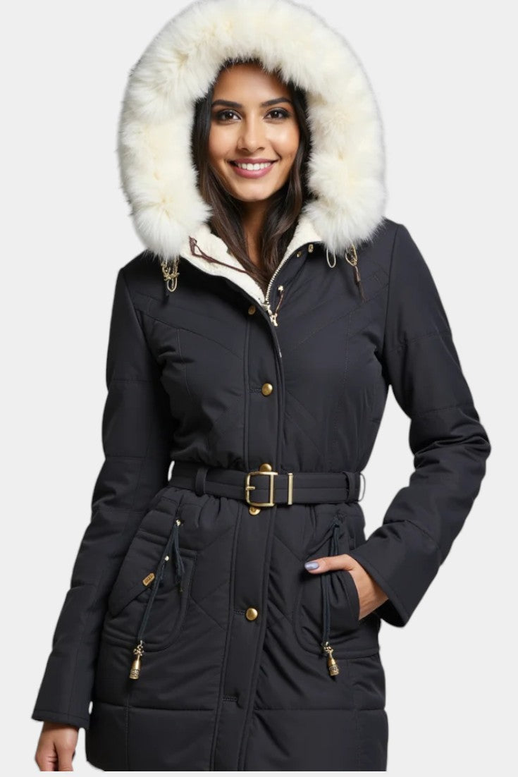 Mariëlle | Warme Winterparka met Capuchon