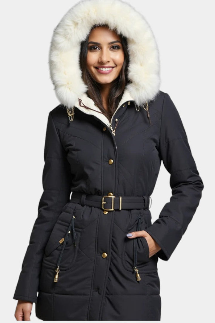 Mariëlle | Warme Winterparka met Capuchon