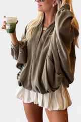 Hedda | Soepel Vallende Blouse met Pofmouwen