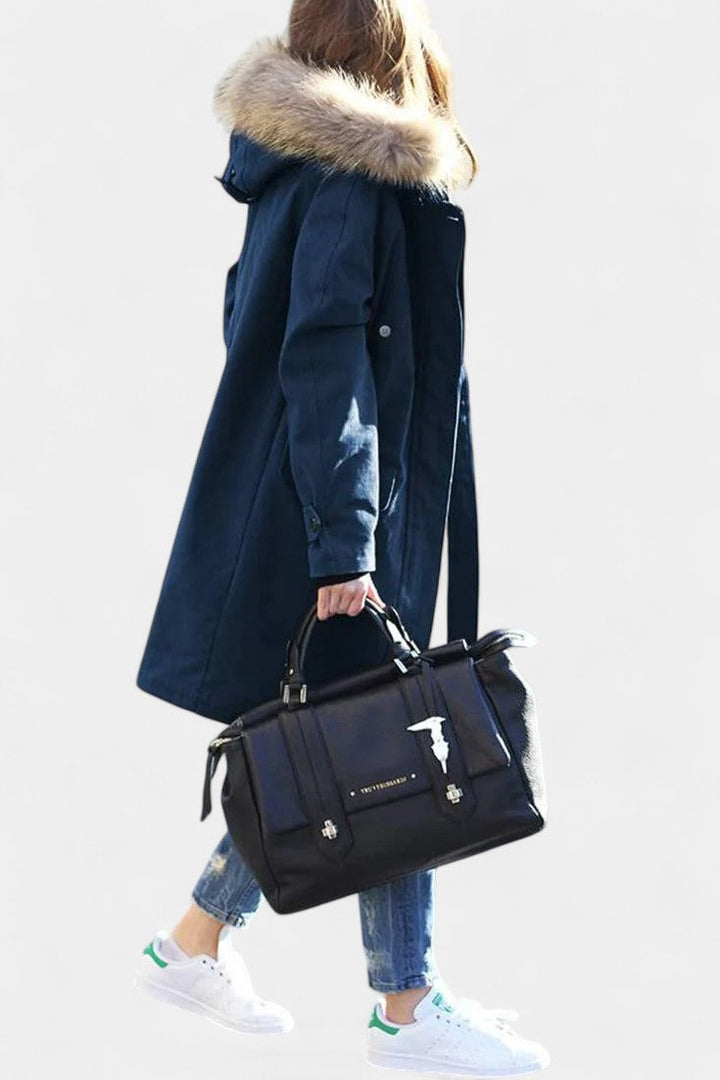 Jantien | Warme Lange Parka met Capuchon