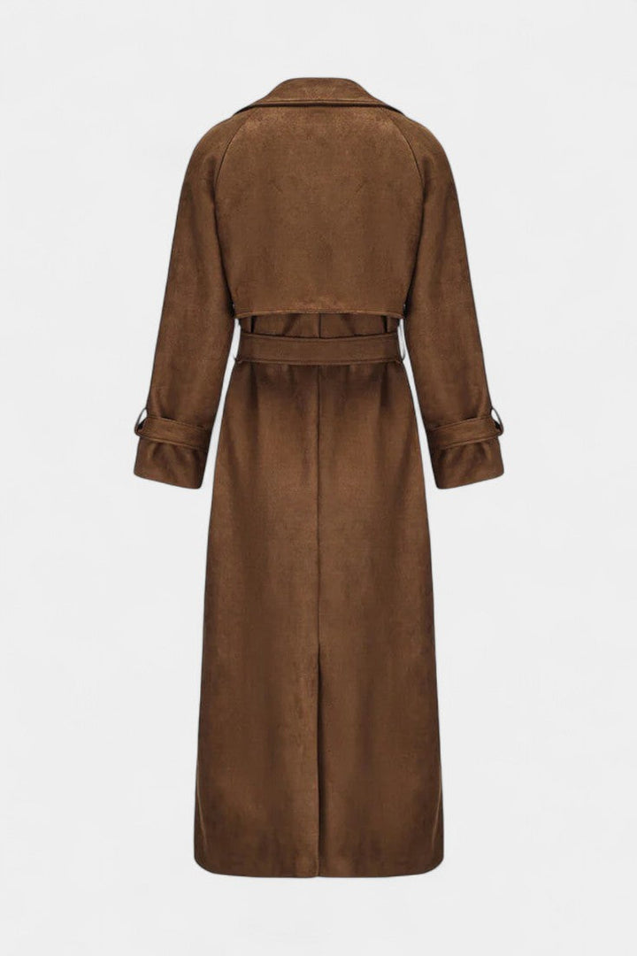 Baukje | Elegante Lange Trenchcoat