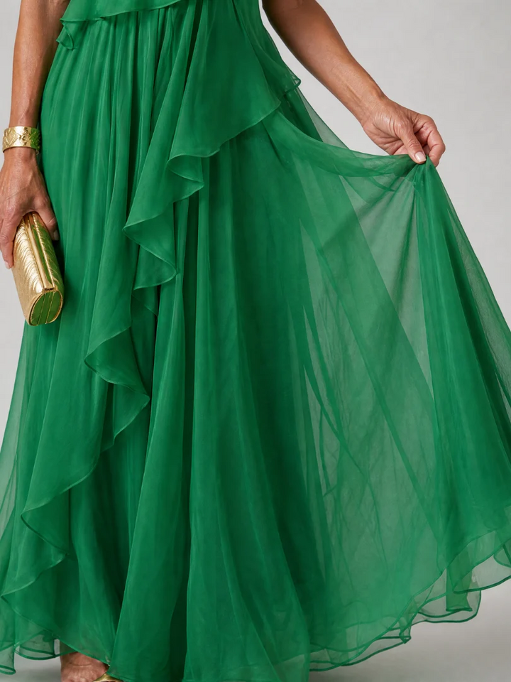 Femia | Elegante One-Shoulder Maxi-jurk
