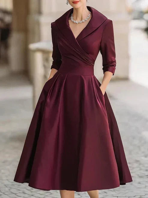 Everdina | Elegante Getailleerde Jurk