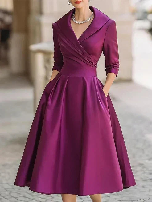 Everdina | Elegante Getailleerde Jurk